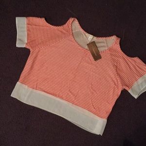 NEW with tags Striped crop top